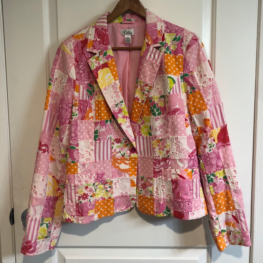Lilly Pulitzer Eden Patchwork Blazer